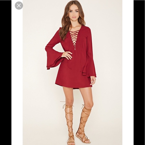 Forever 21 Dresses & Skirts - Bell Sleeve Dress